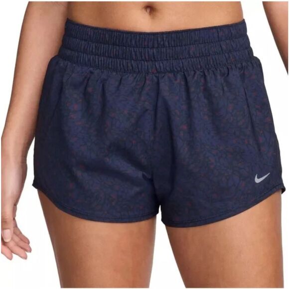 Nike one dri-fit midrise loose fit 3” brief lined midnight blue size S NWT - Picture 1 of 7